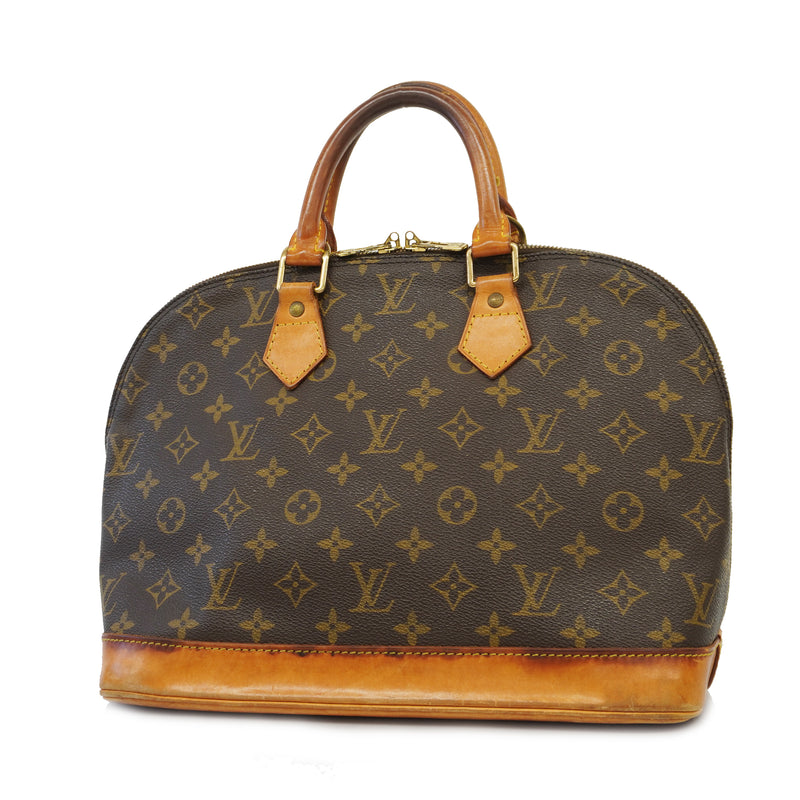 Auth Louis Vuitton Monogram Alma M51130 Womens Handbag