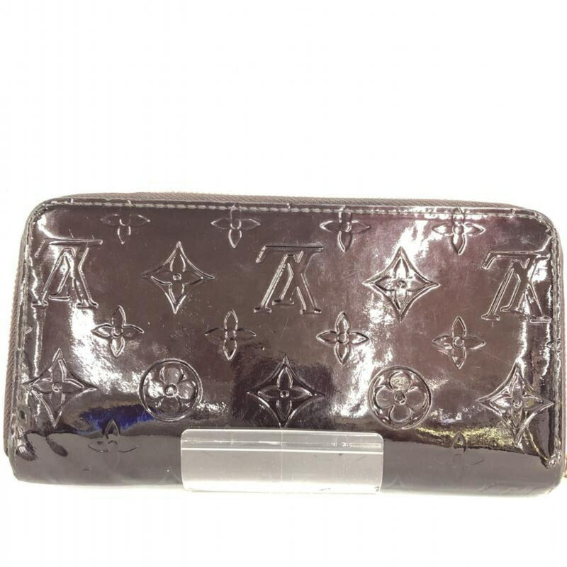 LOUIS VUITTON Louis Vuitton M93522 Zippy Wallet Monogram Verni Amarant Round