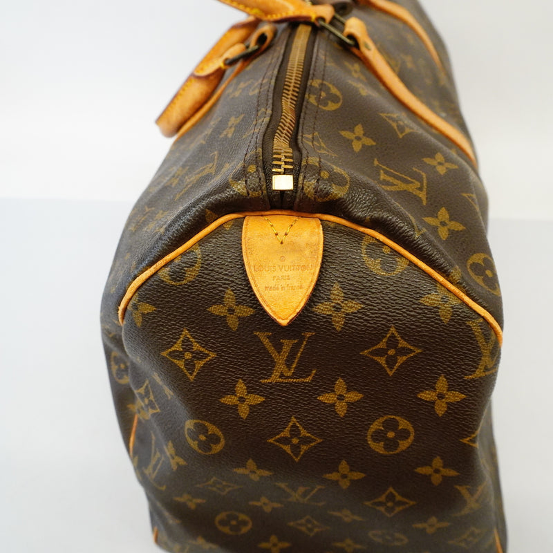 AuthLouis Vuitton Monogram Keepol 50 M41426 MenWomenUnisex Boston BagHandbag
