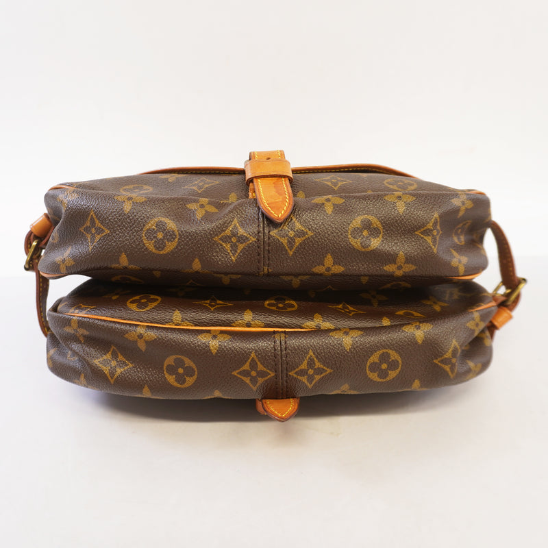 Auth Louis Vuitton Monogram Saumur 30 M42256 Womens Shoulder Bag