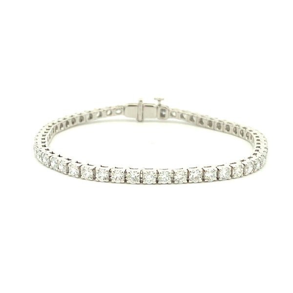 Lab Grown Diamond Tennis Bracelet 14KT White Gold