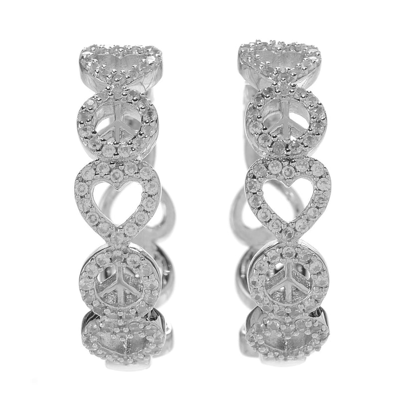 Brand New White Natural Zircon Earring