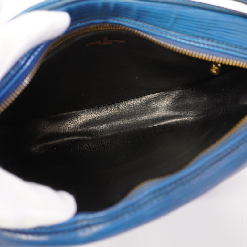 Auth Louis Vuitton Shoulder Bag Epi Genefille M52155 Toledo Blue