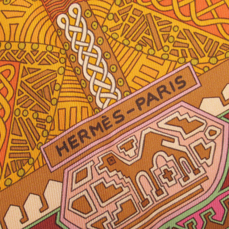 Hermes HERMES Scarf Carre 90 SUR UN TAPIS VOLANT Silk on a flying carpet