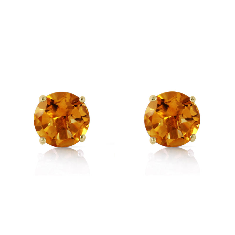 0.95 Carat 14K Solid Yellow Gold Somebody To Love Citrine Earrings