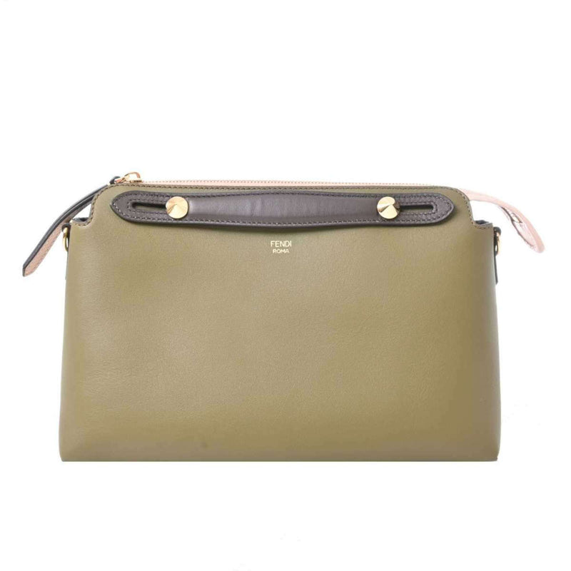 Fendi By The Way Womens Leather Handbag Green