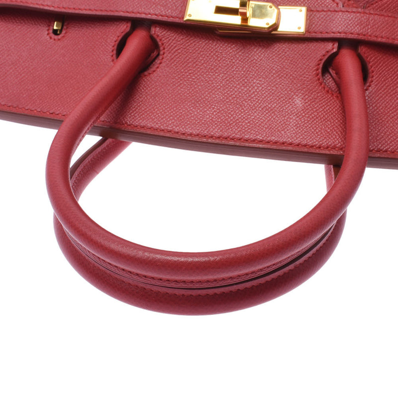 Hermes Birkin 35 Rouge Vif Unisex Kushbel handbag