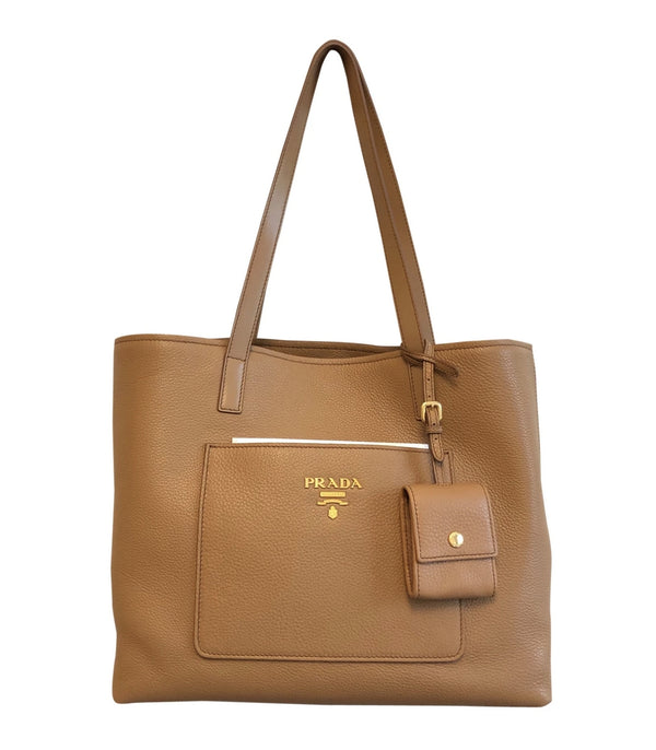 PRADA BAGS - Mod. 1BG048 - Col. Caramel  (30x25x15 cm)