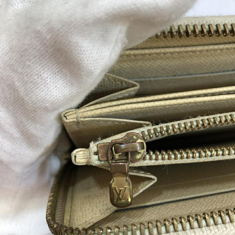 Louis Vuitton Damier Azur Wallet White