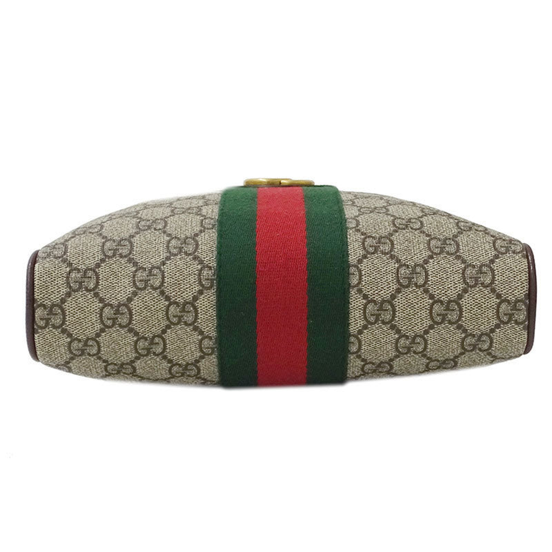 Gucci GUCCI Bag Mens Womens Shoulder Offidia Shelley GG Supreme 547926 Brown Beige