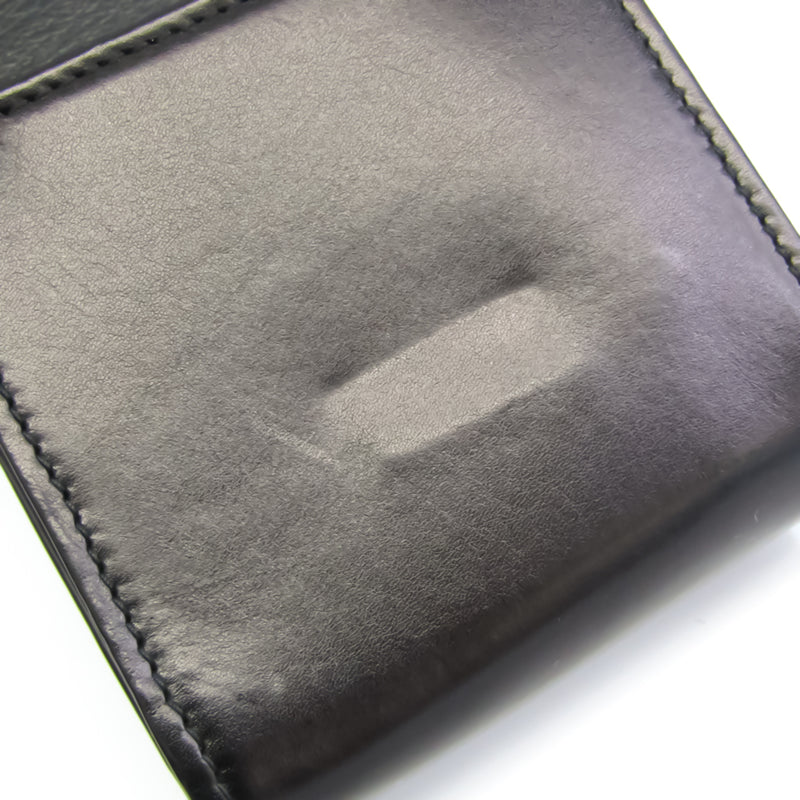 Christian Dior Belt Pouch Unisex Leather Pouch Black