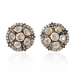 2.68ct Diamond 18k Gold 925 Sterling Silver Stud Earrings Jewelry