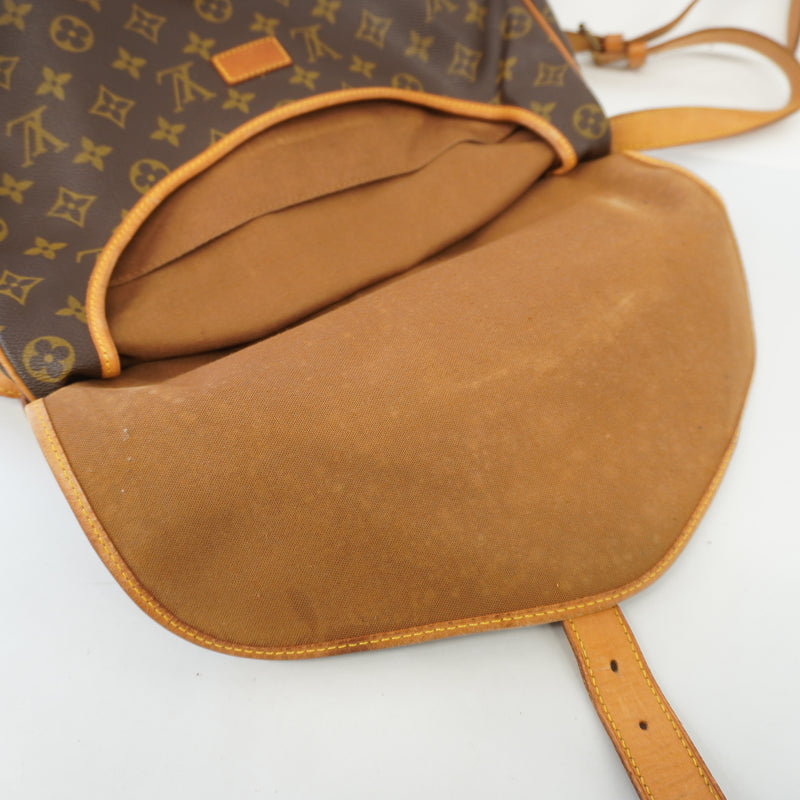 Auth Louis Vuitton Shoulder Bag Monogram Saumur 35 M42254