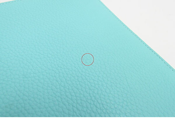 Tiffany Clutch Bag Blue Leather Womens Mens