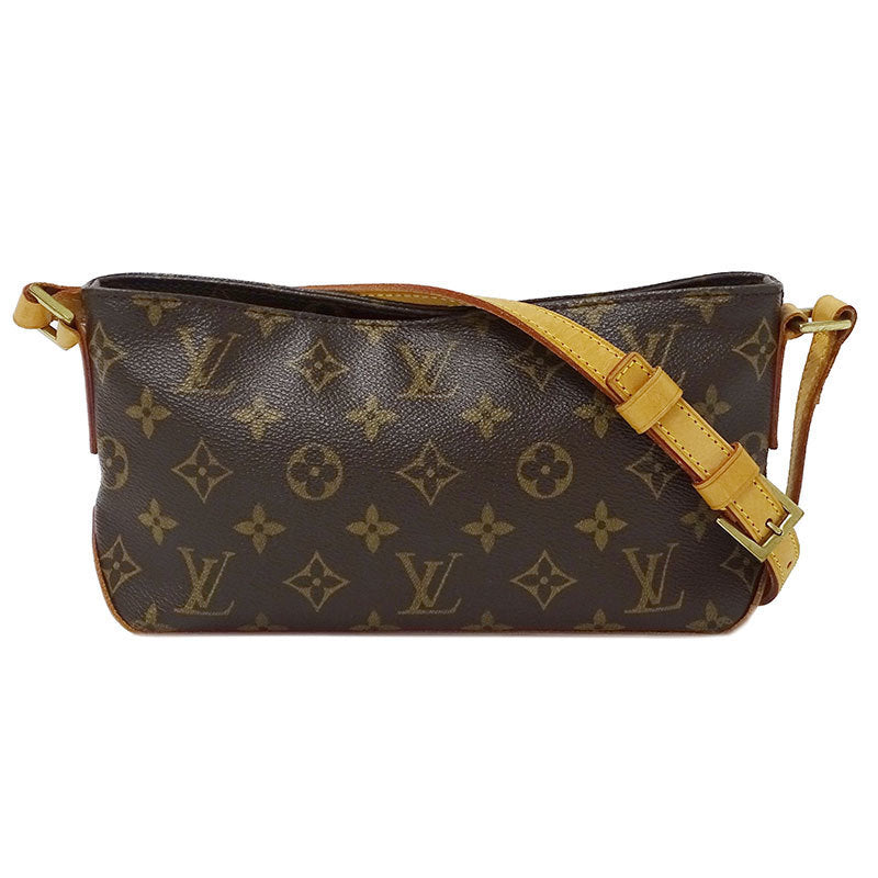 Louis Vuitton LOUIS VUITTON Bag Monogram Womens Shoulder Pochette Mini Trotor M51240 Brown