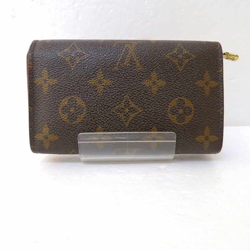 Louis Vuitton Monogram Porto Monevier Tresor M61730 Folded Wallet Unisex