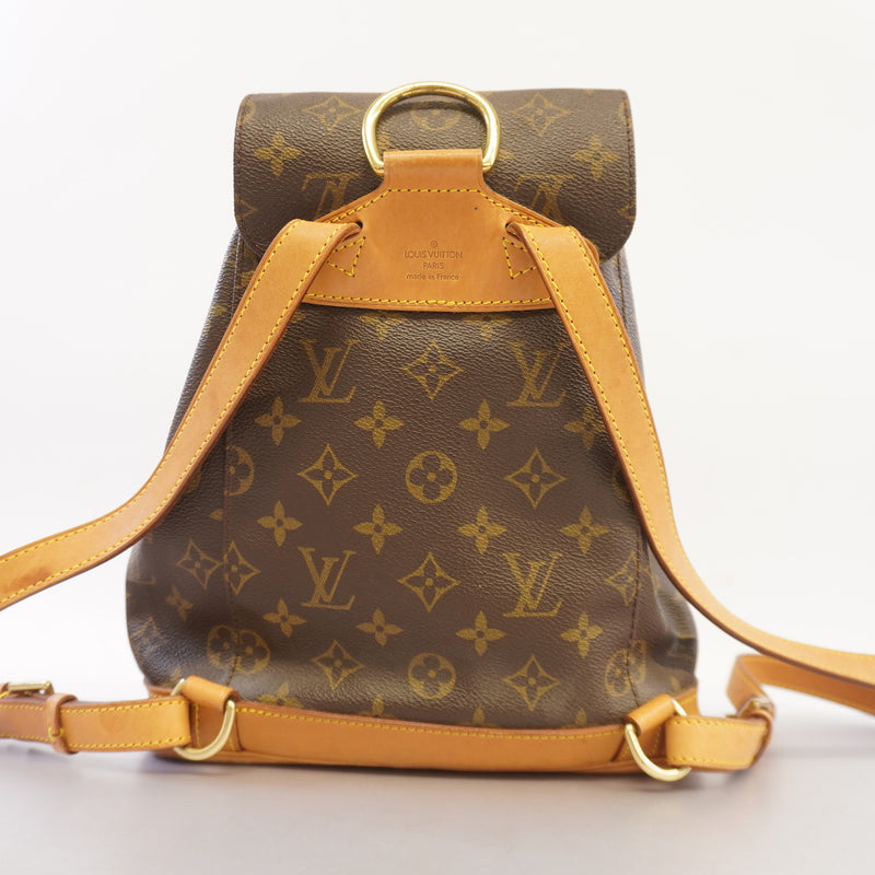 Auth Louis Vuitton Monogram Monsuri MM M51136 Womens Backpack