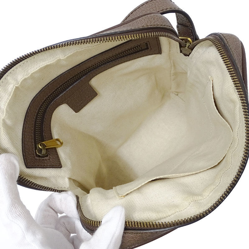 Gucci GUCCI Bag Mens Womens Shoulder Offidia Shelley GG Supreme 547926 Brown Beige