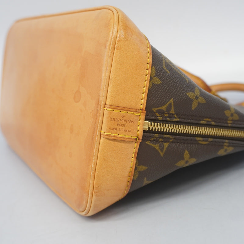 Auth Louis Vuitton Monogram Alma M51130 Womens Handbag