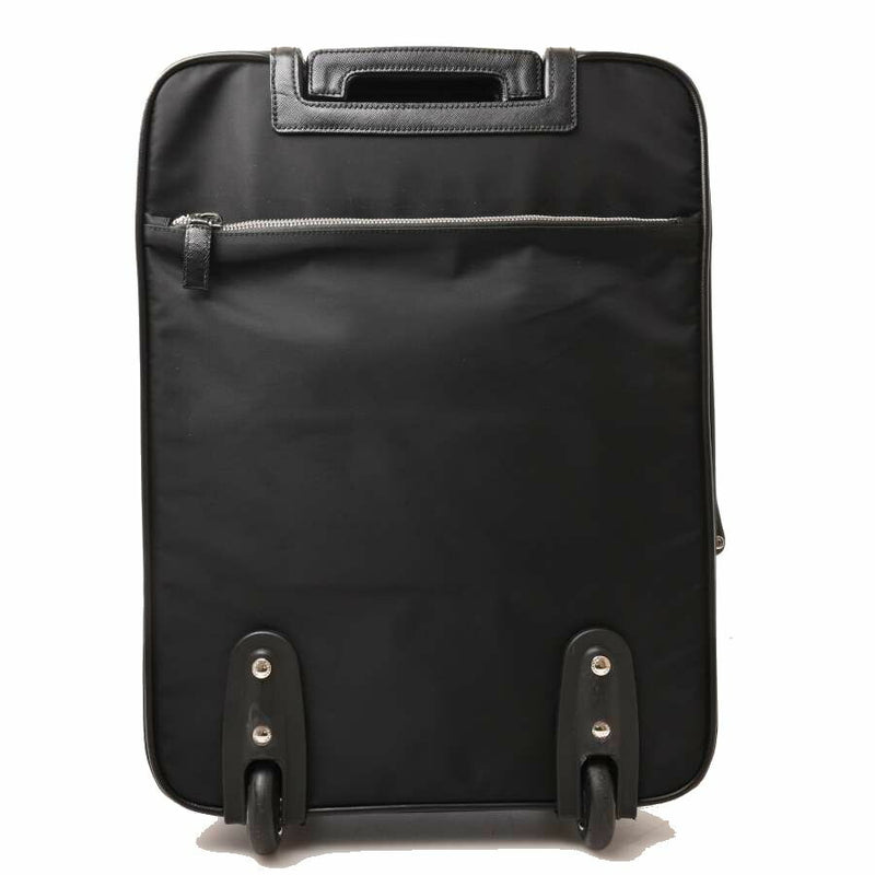Prada Tessuto Nylon Saffiano Carry Case Travel Bag Black