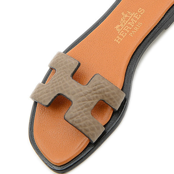 Hermes Oran Nano Charm Etoop Natural Sable Black