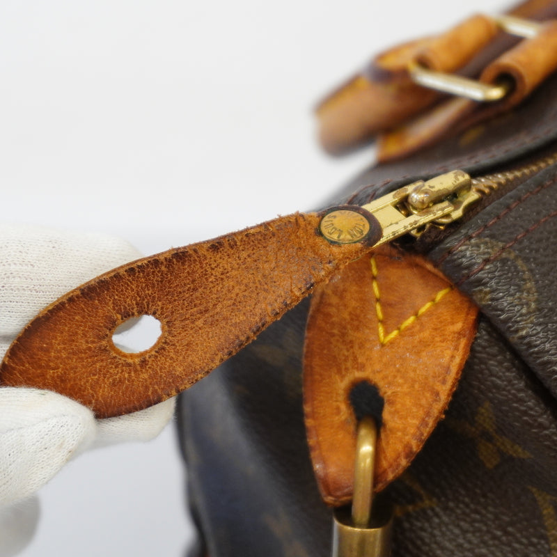 Auth Louis Vuitton Monogram Speedy 25 M41528 Womens Handbag