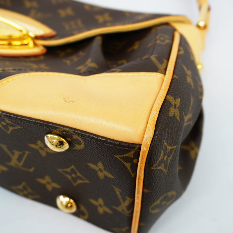 Auth Louis Vuitton Monogram Beverly MM M40121 Womens Shoulder Bag