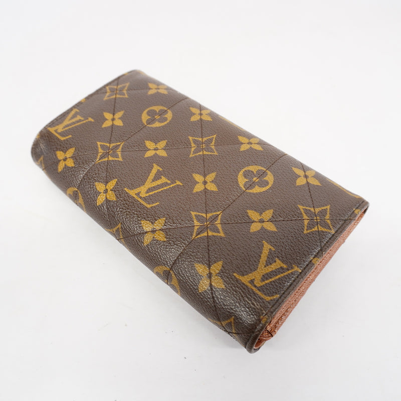 Auth Louis Vuitton Bi-Fold Wallet Monogram Etoile Portofeuil Sara M66556