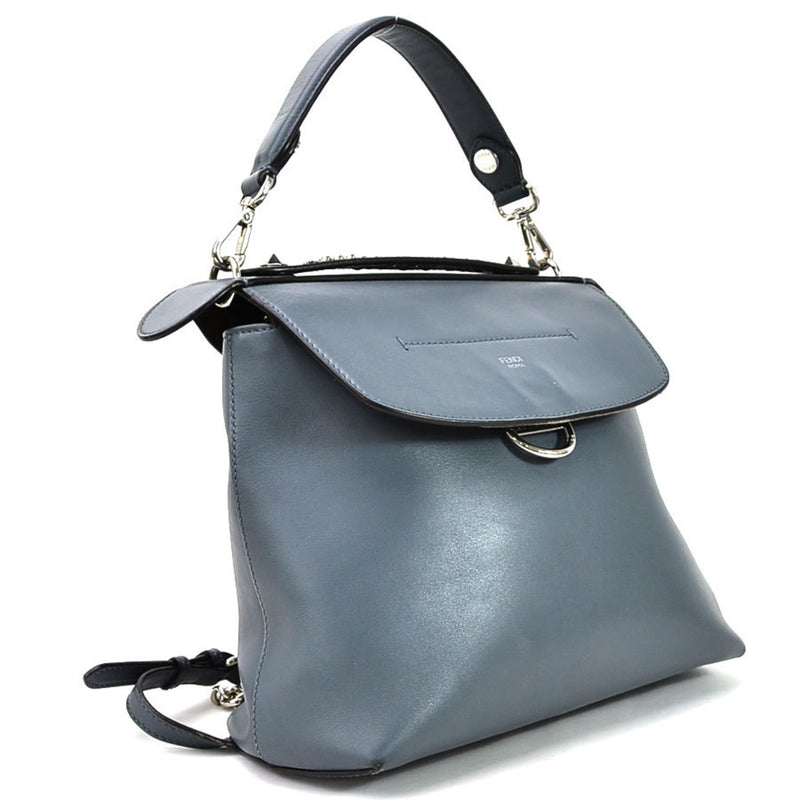 Fendi Backpack Handbag Shoulder Bag 3Way Back to School Gray Leather FENDI Ladies 8BZ042 A1AV 8762-188