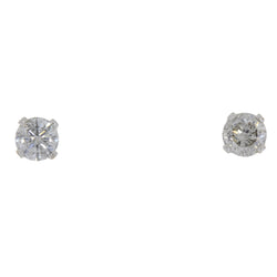 Genuine .25ct Diamond Stud Earrings 14KT Yellow Gold