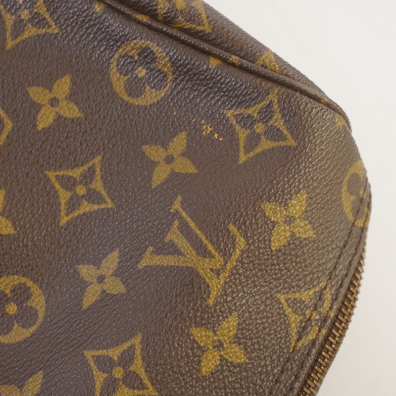 Auth Louis Vuitton Boston Bag Monogram Flanelly 50 M51116