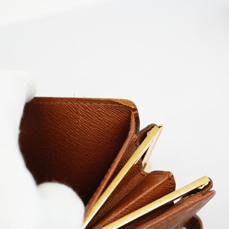 Auth Louis Vuitton Monogram Portofeuille Vienova M61663 Womens Wallet (bi-fold)