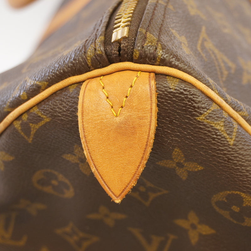 Auth Louis Vuitton Monogram Keepol 55 M41424 MenWomenUnisex Boston BagHandbag
