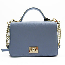 Kate Spade Handbag Shoulder Bag 2Way Light Blue Gold Hardware Leather Fake Pearl Ladies