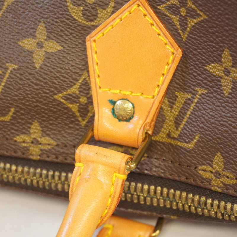 Auth Louis Vuitton Monogram Speedy 40 M41522 Womens Boston BagHandbag