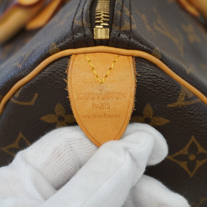 Auth Louis Vuitton Handbag Monogram Speedy 35 M41107