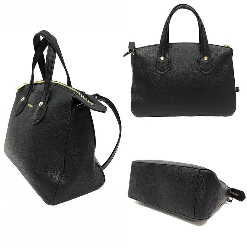 Furla FURLA Tote Bag 874779 BJT5 VTO O60 GIADA M SATCHEL W / ZIP ONYX Shoulder 2WAY Leather Black