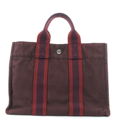Hermes Sac Fourre-Tout PM Tote Bag Canvas Ladies