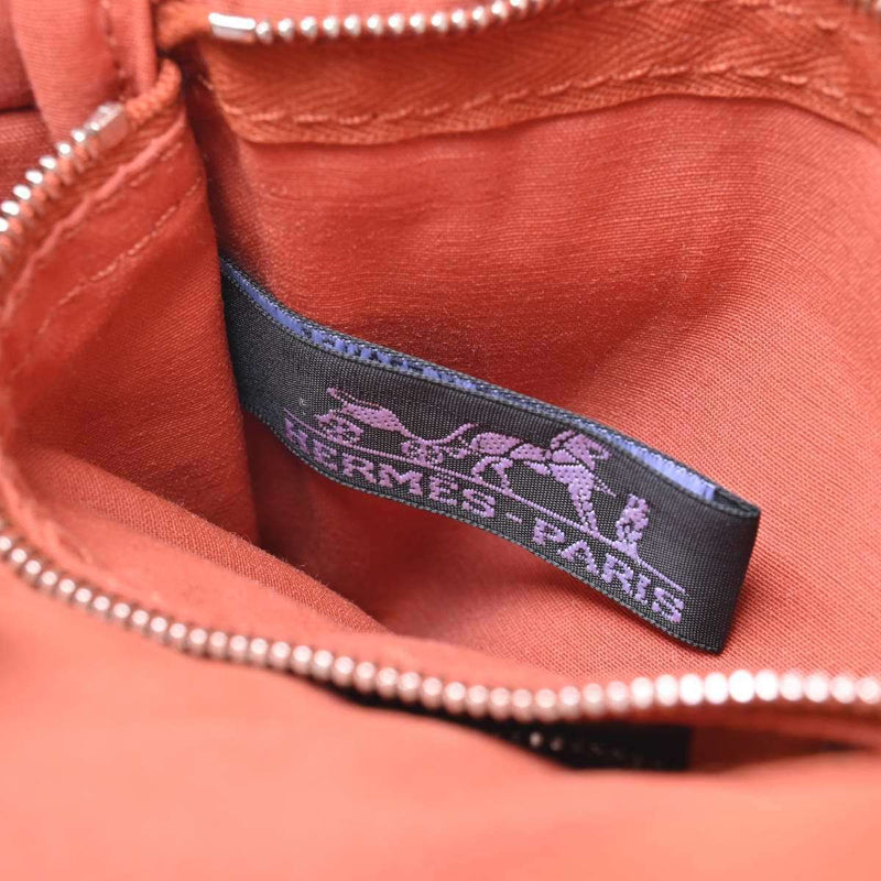 Hermes Acapulco Womens Canvas Shoulder Bag Orange