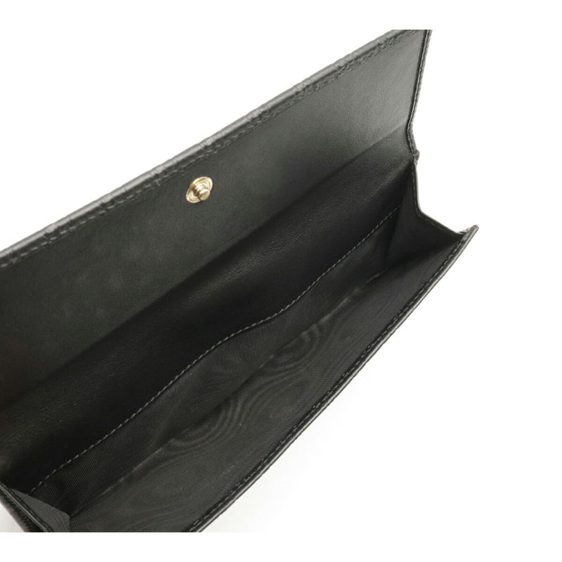 Gucci Micro Shima Bi-Fold Long Wallet Leather Black 449393