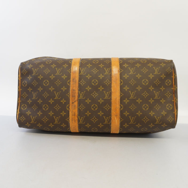 Auth Louis Vuitton Boston Bag Monogram Keepol 50 M41426 Unisex