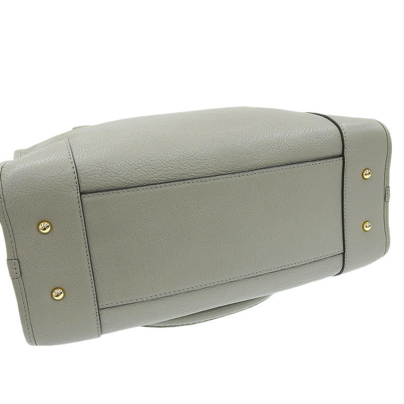 Loewe Amazona Amazona 36 Womens Leather HandbagShoulder Bag Gray
