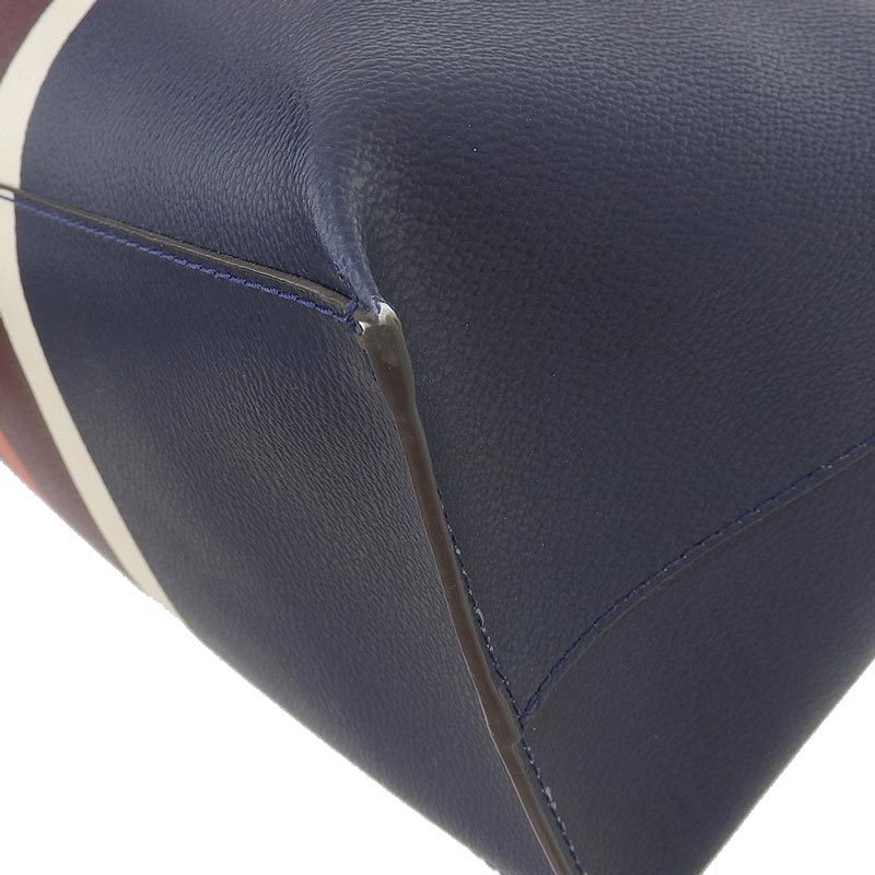 Tory Burch TORY BURCH Tote Bag Leather Navy Multi