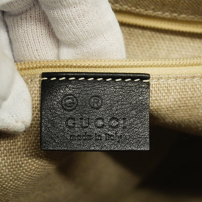 Auth Gucci 2WAY Bag Guccishima 449241 Womens HandbagShoulder Bag Black