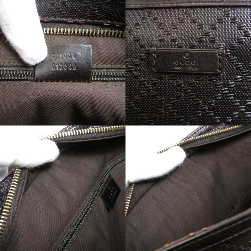 Gucci 201446 Diamante Shoulder Bag Leather / PVC Ladies GUCCI