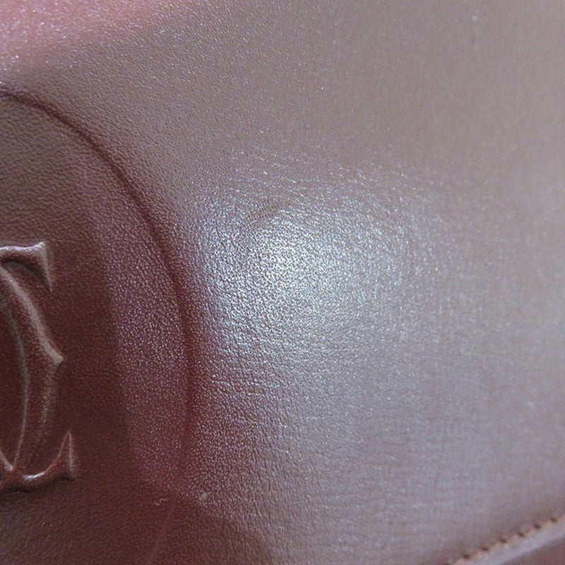 Cartier Mustline Bordeaux Bag Clutch Second Unisex