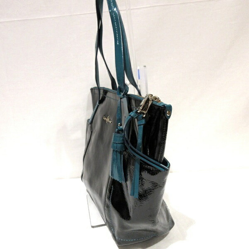 Cole Haan Enamel Leather Bag Tote Ladies