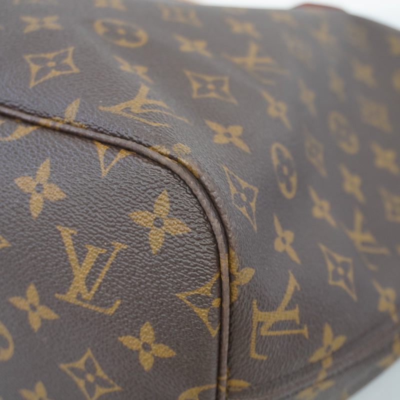 Auth Louis Vuitton Monogram Neverfull MM M40156 Womens Tote Bag