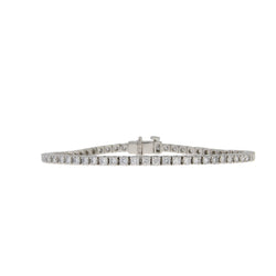 Lab Grown Diamond Tennis Bracelet 14KT White Gold