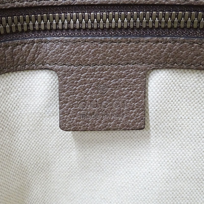 Gucci GUCCI Bag Mens Womens Shoulder Offidia Shelley GG Supreme 547926 Brown Beige